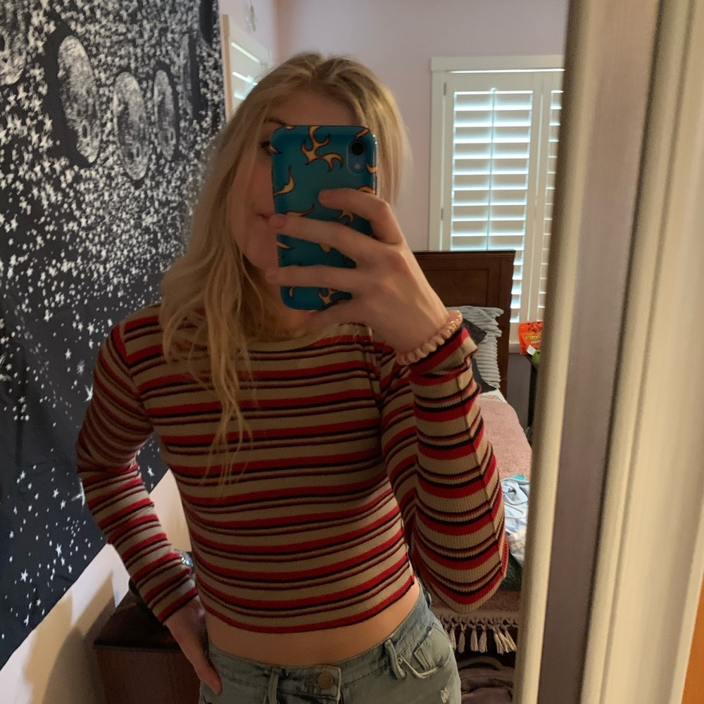 brandy striped top